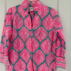 Gretchen Scott Designs Pink and Green pjs